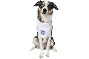 Dogsy Official England Dog Bandana | Football Dog Bandana | Dog England Bandana | England Dog Accessories | Licensed England Football Merchandise (Small)