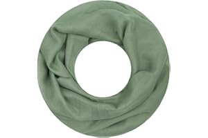 Majea Loop Cary Basic Schal Tuch Damen-schal Schlauchschal Rundschal Halstücher uni unifarben Loopschal einfarbig (880005)