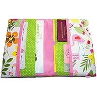 Reiseorganizer Reiseetui Dokumententasche Ausweistasche mit eReader-Fach Flamingo Island