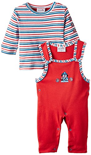 Julius Hüpeden Unisex Baby "Pirat" im Set mit Oberteil Skort Dungarees, Multicoloured (rot/malibu Blue 730405), 3-6 Months (Manufacturer size 68)