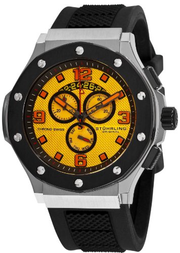 STUHRLING ORIGINAL160CXL. 335622HerrenuhrQuarzAnalog Gummi Schwarz