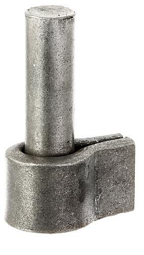 GAH-Alberts 411015 Kloben, zum Anschweißen, Stahl roh, Ø16 mm, 30 x 75 mm