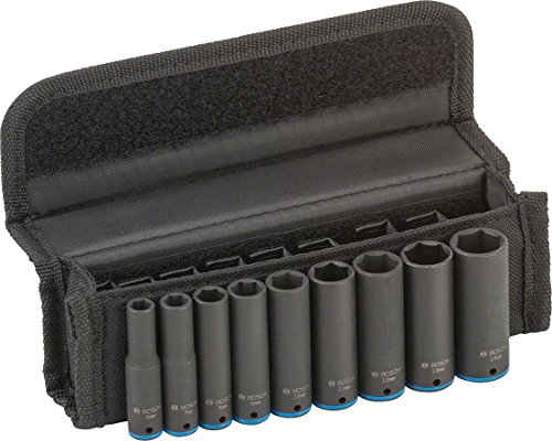 Bosch Pro 9tlg. Steckschlüsseleinsätze-Set mit 1/4″-Innenvierkantaufnahme für Sechskantschraubenn (Länge: 50 mm) - 4
