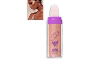 HADAVAKA Polvo De Hadas Maquillaje, Glitter Highlighter Polvo Maquillaje Iluminador Cara, Cuerpo Maquillaje Stick Hada Highlight Polvo Maquillaje, Cuerpo Maquillaje Purpurina (03#)