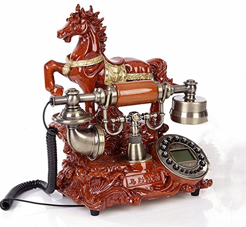 Preisvergleich Produktbild Kreatives Retro- europäisches Hirten-Retro- Telefonhauptbüro-Festnetztelefon der Telefonmode altmodisches örtlich festgelegt (Farbe : Grün)