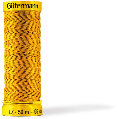 GÜTERMANN 744573 Leinenzwirn 50m, Color 7202 (schwarz) - 2