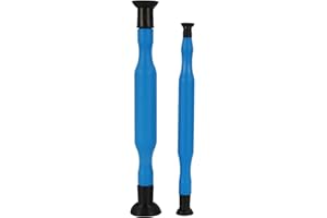 SSIYIYA 2pcs Valve Lapping Grinding Stick Tool, Double Ended Valve Hand Lapping Grinding Stick with Suction Cup, Manual Grinding Stick Valve Lapper Tool Dual-End Suction Cup Lap Stick for Car Vehicle