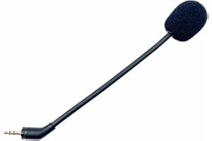 Yaowanguan Mikrofon Ersatz für Logitech G Astro A30 Lightspeed Kabelloses Gaming-Headset,2.5mm Abnehmbarem G Astro A30 Boom-Mikrofon Mic w/Schaum