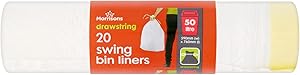 Morrisons Drawstring Swing Bin 20 Liners, 50…|200