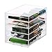 Hotrose 5 Drawers Cosmetic Organizer Clear Acrylic Make Up Jewellery Case