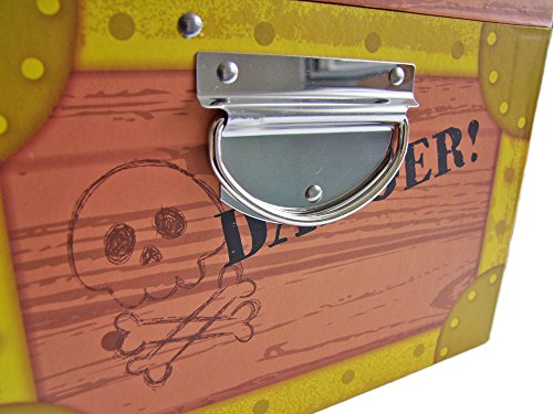 Piraten Schatzkiste – Tolle Schatztruhen für Geburtstag, Hochzeit oder Mottoparty – Box, Truhe, Kiste für kleine und große Piraten - 4