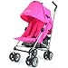 ZETA VOOOM - PINK + FREE Rain Cover Baby Stroller with Large Shade Maker sun canopy ideal for holidays