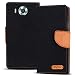 Produktbild Microsoft Lumia 950 Hülle, Conie Mobile Textil Booksytle Handyhülle, Klapptasche, Kartenfächer, Silikon Schale, Wallet Schutzhülle in Schwarz