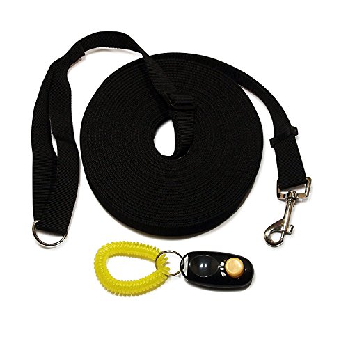 DOG-OBEDIENCE-TRAINING-KIT-WITH-TRAINING-LEAD-AND-CLICKER-LONG-15M50FT-LEAD-FOR-PET-PUPPY-RECALL-OBEDIENCE-TRAINING-WITH-CLICKER