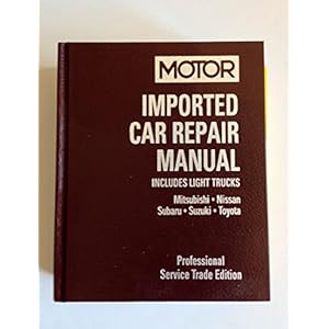 Motor Imported Car Repair Manual: 2