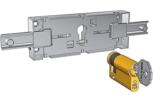 PREFER serrure centrale pour amortisseur avec cylindre à profil européen