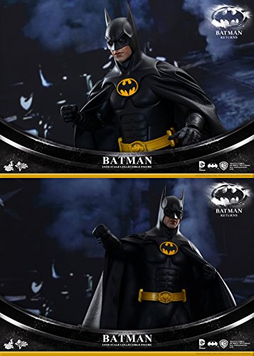Hot Toys 1:6 Scale Batman and Bruce Wayne Returns Figure Set (Black)