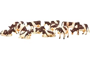 Unbekannt Kids Globe 571968 – Cows Multi-Coloured Flat Standing Pack of 12
