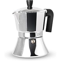 Caffettiera Moka In Alluminio A2ZWORLD - Nero, 3 Tazze (Non Per Induzione) - Foto 4