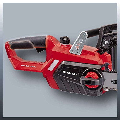 Einhell Akku Kettensäge GE-LC 18 Li Solo Power X-Change (Lithium Ionen, 18 V, 230 mm Schnittlänge, Oregon Kette und Qualitätsschwert, Kettenfangbolzen, ohne Akku und Ladegerät) - 3