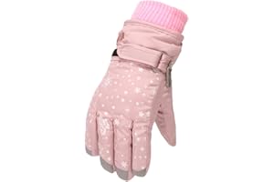 ‎UNILARINNA Handschuhe Kinder Snowboard Handschuhe Schneehandschuhe wasserdichte und Winddichte Winter Fäustlinge für Mädchen und Jungen Skifahren Snowboard Reiten Laufen Radfahren 4-9 Jahre