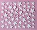 Nail Art 3d Glitter Stickers - Stars (White)