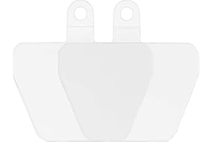 COCASES 2 Stück Ersatz Selbstklebende Einlagen zum Umhängen (2er Transparente Einlage)