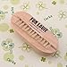 FUNLAVIE Wooden Nail Brush Natural Bristle, Shower Brush 3.66 Inches Long