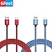 Produktbild [2 Stk: 1,8M] USB C Kabel, BeneStellar Super Speed USB Typ C 3.1 Ladekabel / Datenkabel auf USB 3.0 A für Samsung Galaxy S9 / S9 Plus / Note 8 / S8 / S8 Plus, MacBook, Nokia 8, Google Pixel / Pixel 2, Nexus 5X / 6P, Huawei P10 / Mate 10, HTC 10 / U11, LG G5 / G6, OnePlus 3 / 5 / 5T und weitere (Rot & Blau)