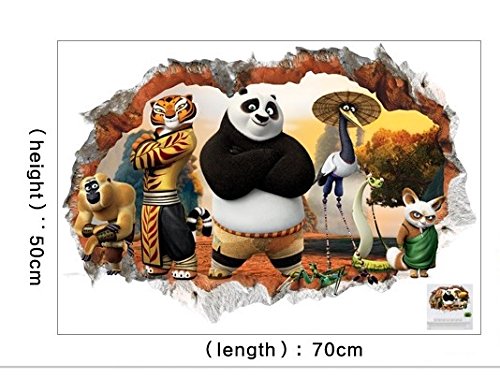 Preisvergleich Produktbild THTB Wandsticker - Kung Fu Panda