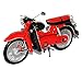 Produktbild Schuco Kreidler Florett Super mit Beinschild Rot Schwarz 1/10 Modell Motorrad mit individiuellem Wunschkennzeichen