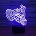 Produktbild Kreative Motorrad Nightlight 3D Spider Man Modellierung Led Bunte Gradienten Atmosphäre Beleuchtung Wohnkultur Wohnzimmer Schreibtischlampe