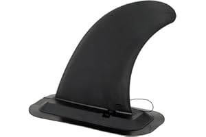 Docooler 1pc Black Large Size Kayak Skeg Tracking Fin Integral Fin for Canoe Boat
