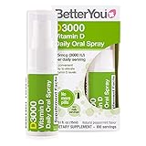 BetterYou DLux3000 Daily Vitamin D Oral Spray 15 mililiters (Pack of 1)