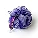 1541 London Exfoliating Bath & Shower Body Puff / Scrunchie / Buffer (Aubergine)