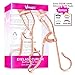 VMAGIC Professional Eyelash Curler Lash Curler with FIVE silicone colorful refill pads for a variety of angles , eyelashes (Rose Golden)