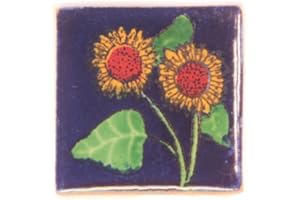 Tumia LAC Carrelage en céramique Mexicaine – 5 cm - Fait à la Main et éthiquement négocié