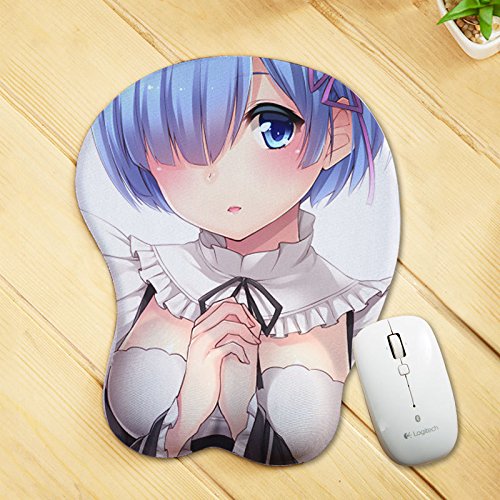 Preisvergleich Produktbild Anime beauty mauspad kreative cartoon 3d stereo silikon handgelenkauflage, mm209, 255x215x23mm