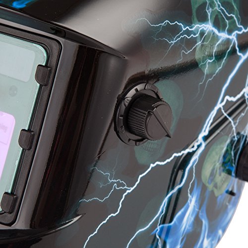 Automatik Schweißhelm + Solarzellen inkl.2 Vorsatzscheiben Schweißschirm SN858 - 4