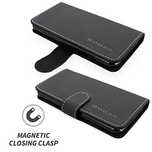 Snugg The B0141B4QYO - Funda de Piel sint tica con Tapa para Samsung Galaxy S6 Edge Color Negro reviews Snugg The B0141B4QYO - Funda de Piel sint tica con Tapa para Samsung Galaxy S6 Edge Color Negro