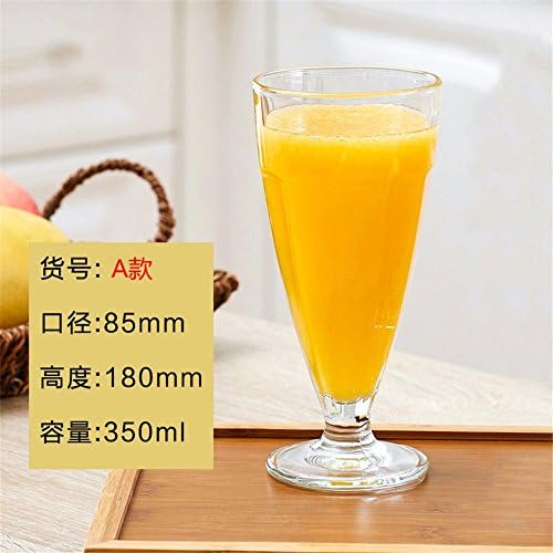 ANGEELEE Kitchen Glass Jar Moisture-Proof Home Multi-Purpose Jam Bottle Cruet Coppa Da Tè In Vetro Coppa Da Dessert Coppa Gelato, A