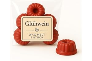 Duftmelt ❥ Duftwachs 5er Set - Winter & Weihnachts Duftkerzen | Raumduft ❥ (Glühwein - Mulled Wine)