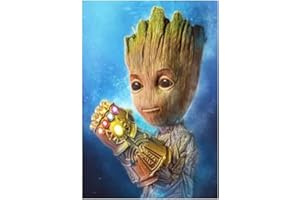 XKQYX 5D DIY Pintura de Diamante Kit Completo Taladro, Animales de Anime Kit de Punto de Cruz Bordado Artes Diamante Painting para Decoración de Pared Hogar