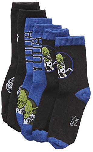 Name It Baby-Boys Starwars 3 Pack Socks, Black, 5 Years (Manufacturer Size:28-30 (5 - 6 Years))