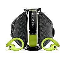 Energy Sistem Active 2 - Reproductor MP3 con auriculares deportivos (4 GB, radio FM, brazalete), verde neón