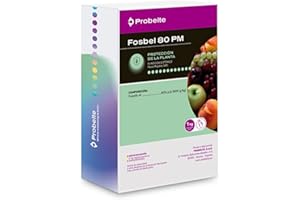 PROBELTE JARDÍN Fósbel 80 PM Fungicida Plantas - Fungicida sistémico con sistemia completa - Acción preventiva y curativa - Efectivo contra Phythophthora sp y Mildiu - Polvo Mojable (WP) - 500 g - Probelte