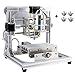 Price comparison product image TopDirect CNC Router Machine DIY CNC Engraving Machine, 130 * 100 * 40mm, 3 Axis Mini PCB Acrylic Wood Carving Milling Engraver Machine + 3pcs Mill Engraving Bits + 4Sets CNC Plates