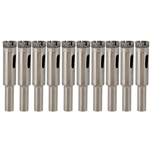 BQLZR 10mm Diamant Loch Keramik Glas Schneider 10er Pack
