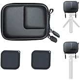 ULBTER Case Bag for Insta360 Ace Pro + Rubber Cap for Insta 360 Ace Pro Lens [1+2 Pieces], Portable Carrying Accessory Case