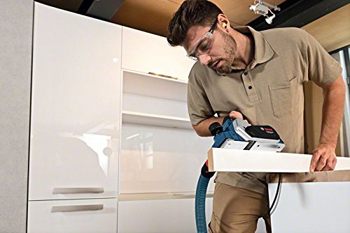 Bosch Professional Handhobel GHO 16-82, Parallelanschlag, Sechskantstiftschlüssel SW 2,5, Stoffstaubbeutel, 1 Stück, 06015A4000 - 3